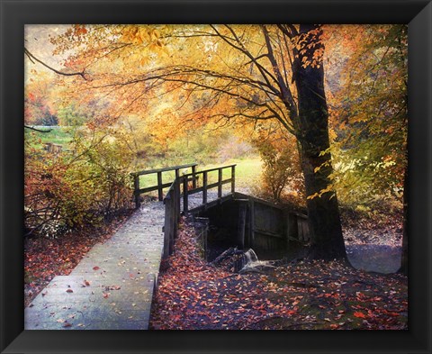 Framed Foot Bridge Print