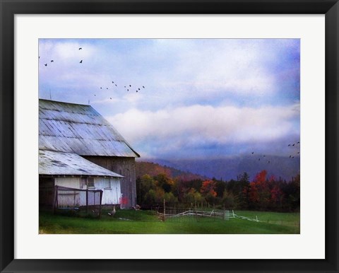 Framed Vermont Afternoon Print