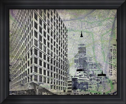 Framed Cityscape I Print