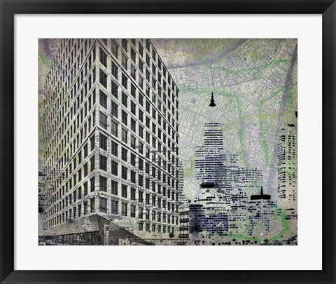 Framed Cityscape I Print