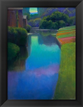Framed Dusk at Contevoir Print
