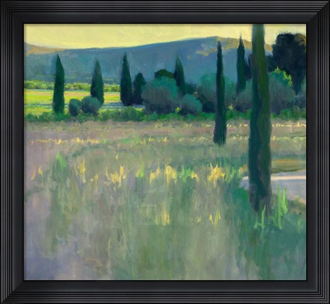 Framed Evening at the Chateau Print