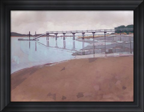 Framed Morning Low Tide Print