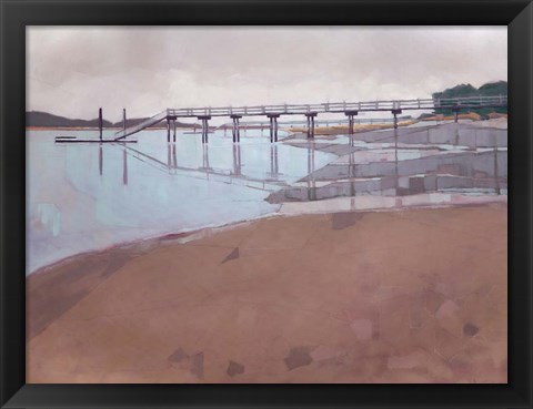 Framed Morning Low Tide Print