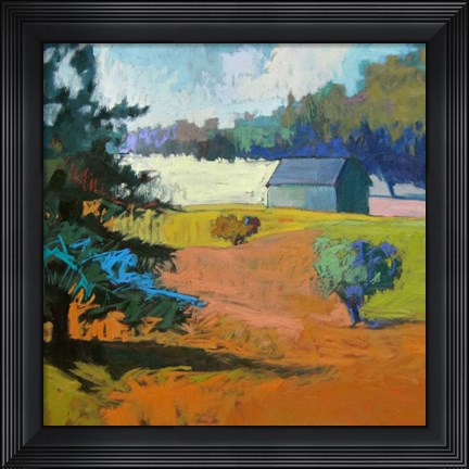 Framed Paysage Cinq Print
