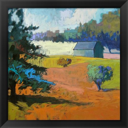 Framed Paysage Cinq Print