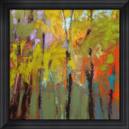 Framed Trees Three Print