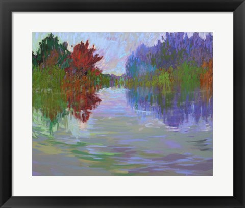 Framed Waterways VII Print