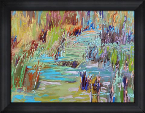 Framed Winding Through Print