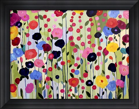 Framed She Found a Place to Bloom Print