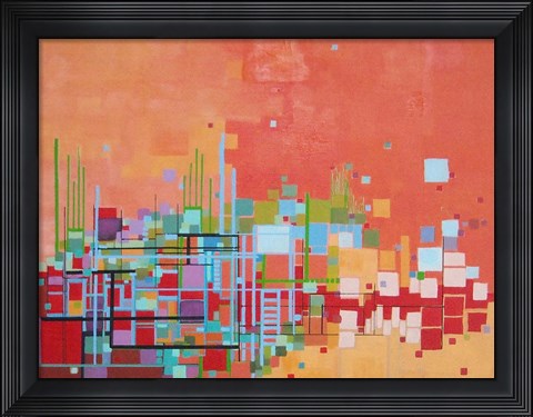 Framed Beach Party Print