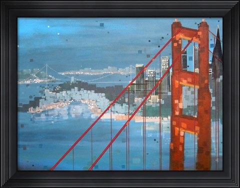Framed Twilight San Francisco Print