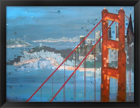 Framed Twilight San Francisco Print