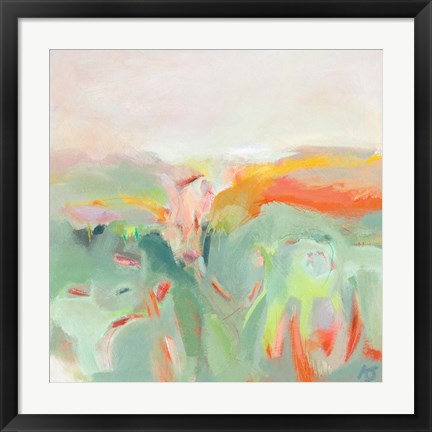 Framed Confetti Fields Print
