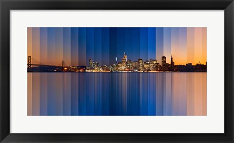 Framed Chromatic Symphony San Francisco Print