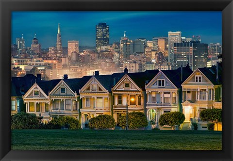 Framed Painted Ladies Print