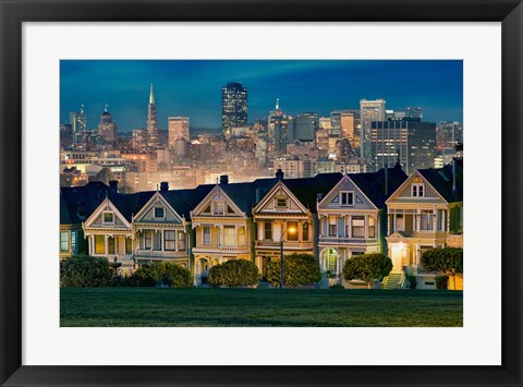 Framed Painted Ladies Print