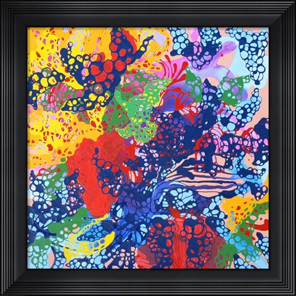 Framed Curly Cue Print