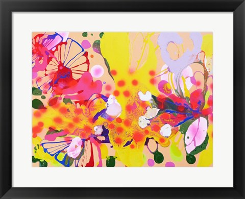 Framed Lola Fiesta Print