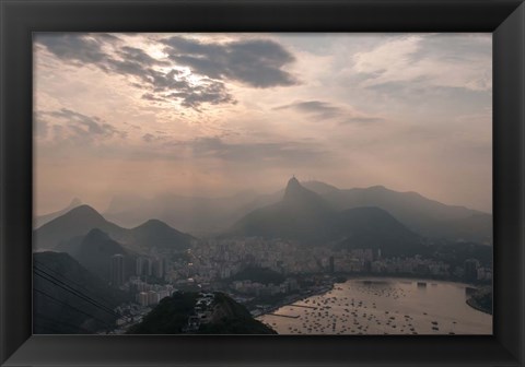 Framed Sugar Loaf, Rio de Janeiro, Brazil Print
