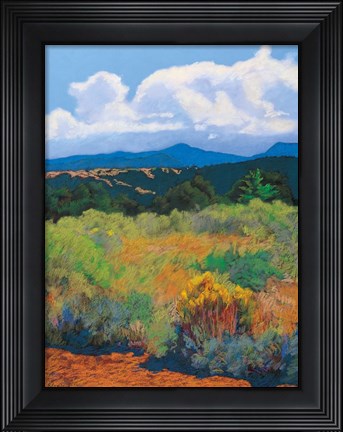 Framed Distant Hills Print