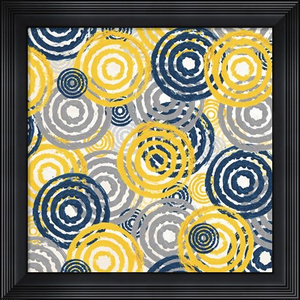 Framed New Circles 1 Print