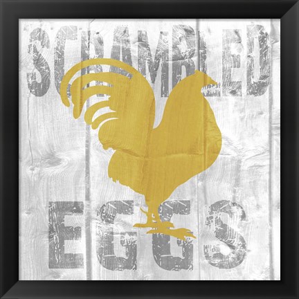 Framed Scrambled Eggs Print