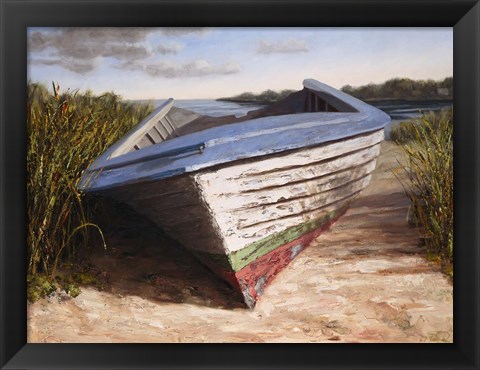 Framed Montauk Skiff Print