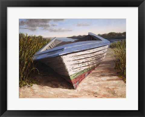 Framed Montauk Skiff Print