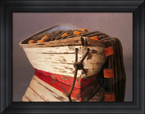 Framed Swampscott Dory Print