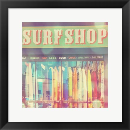 Framed Seaside Summer Print