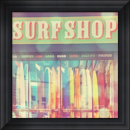 Framed Seaside Summer Print