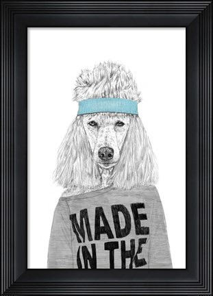 Framed 80&#39;s Bitch Print