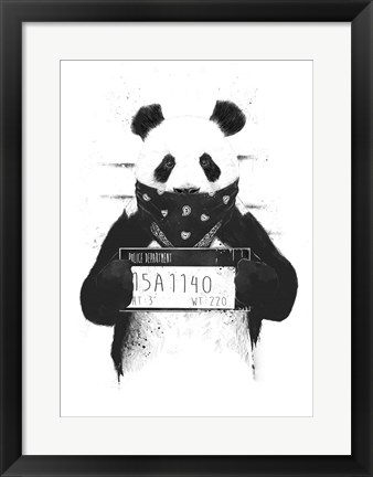 Framed Bad Panda Print