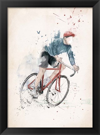 Framed I Want to Ride My Bicycle Print