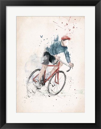 Framed I Want to Ride My Bicycle Print