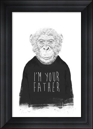 Framed I&#39;m Your Father Print