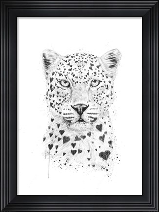 Framed Lovely Leopard Print