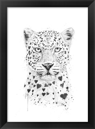 Framed Lovely Leopard Print