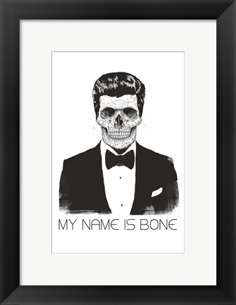 Framed My Name is Bone Print