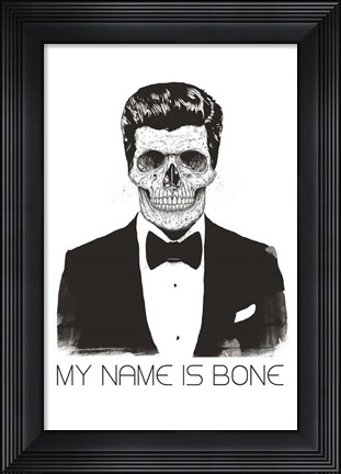 Framed My Name is Bone Print