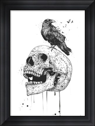 Framed New Skull Print