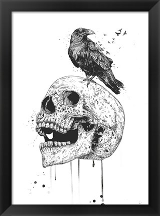 Framed New Skull Print