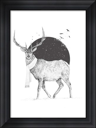 Framed Winter Is All Around Print