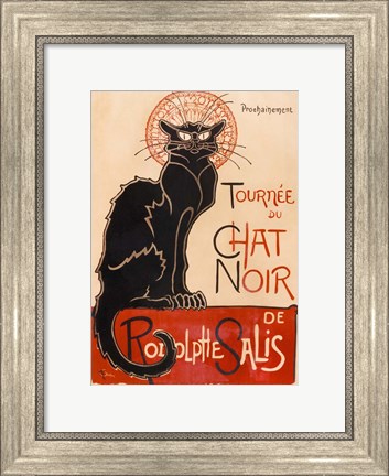 Framed Chat Noir Print