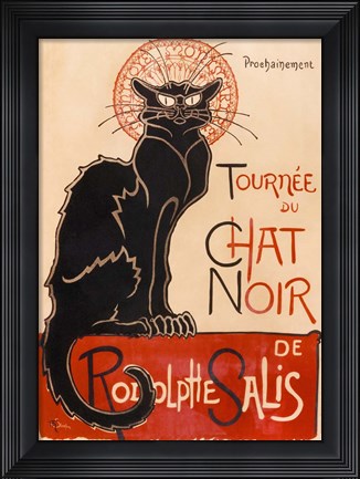 Framed Chat Noir Print