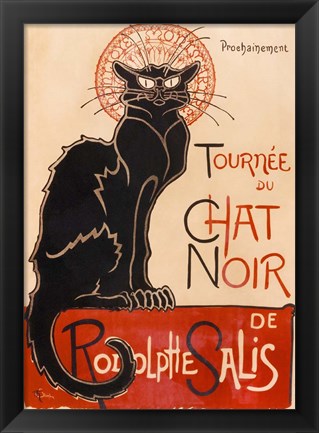 Framed Chat Noir Print