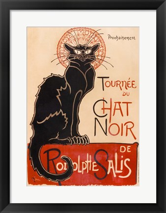 Framed Chat Noir Print