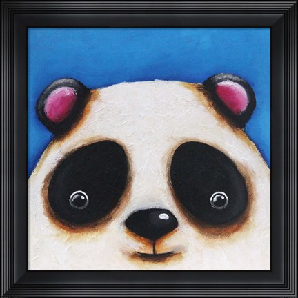 Framed Panda Bear Print
