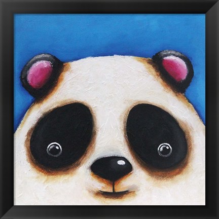 Framed Panda Bear Print